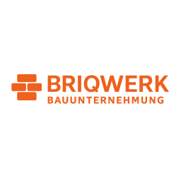 BriqWerk Bauunternehmen Logo – zuverlässig, sauber, termingerecht